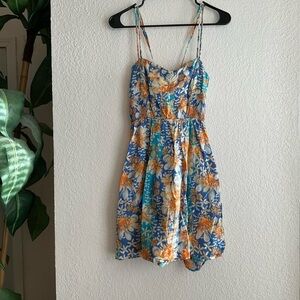 Free People floral print cami dress